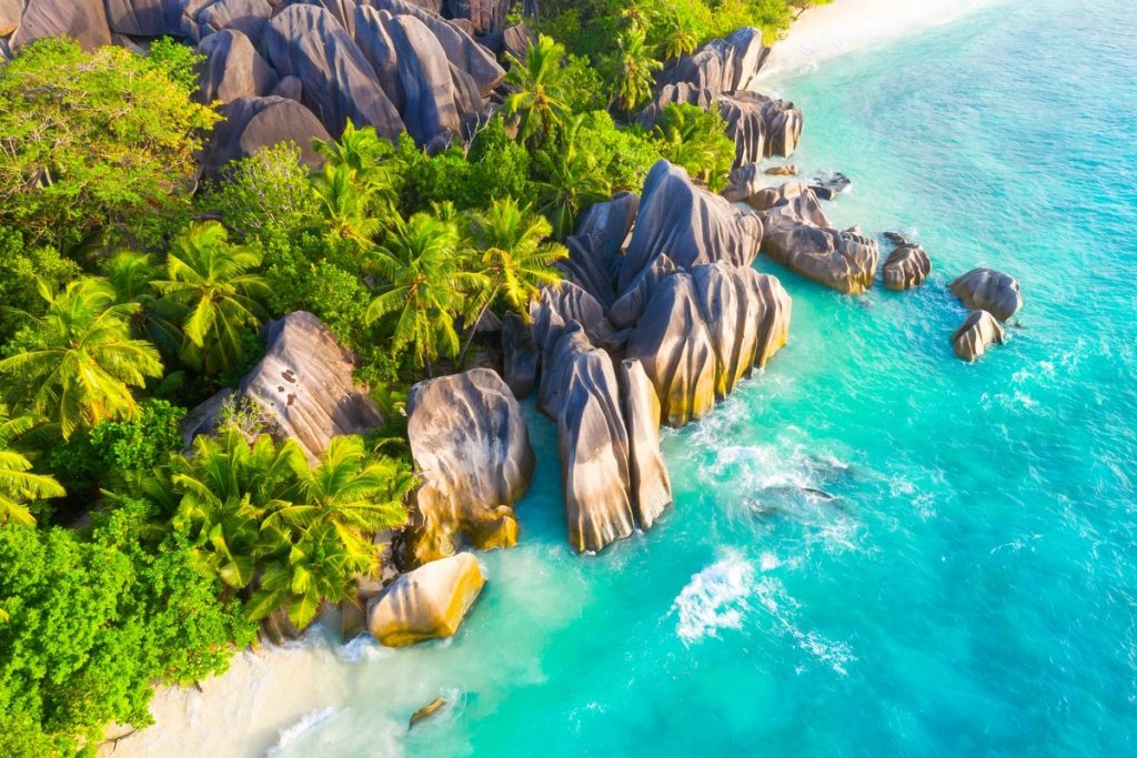 Ile de la Digue aux Seychelles