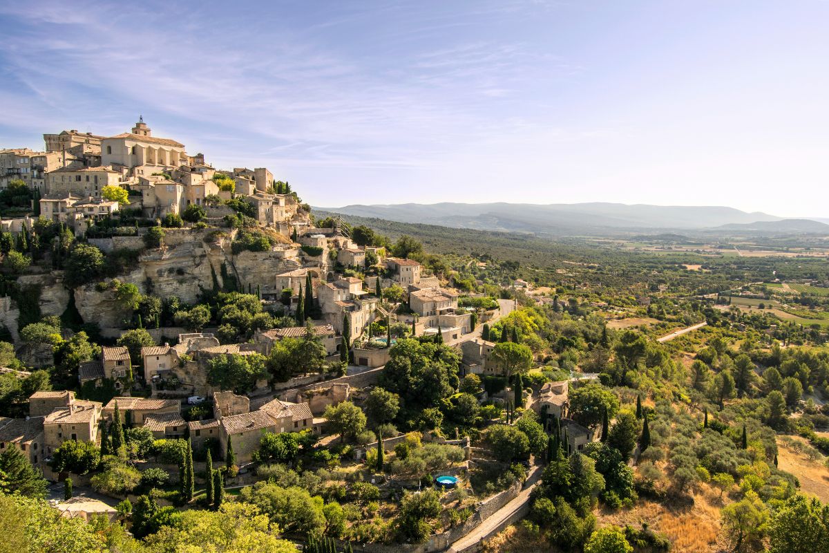 Gordes : Le marché avec vue