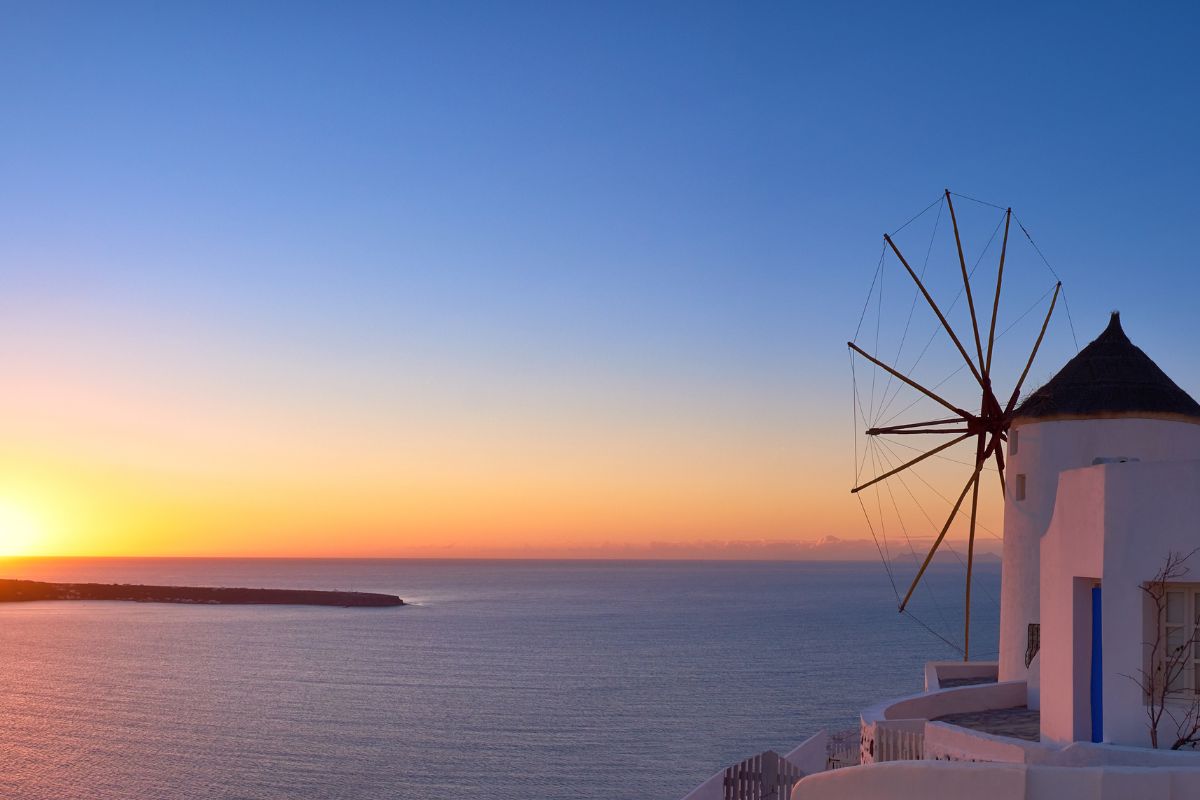 Oia coucher de soleil