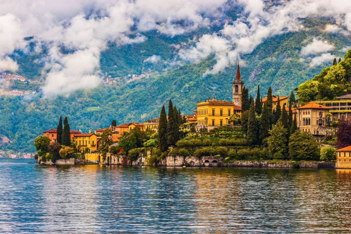 Lac de côme vue