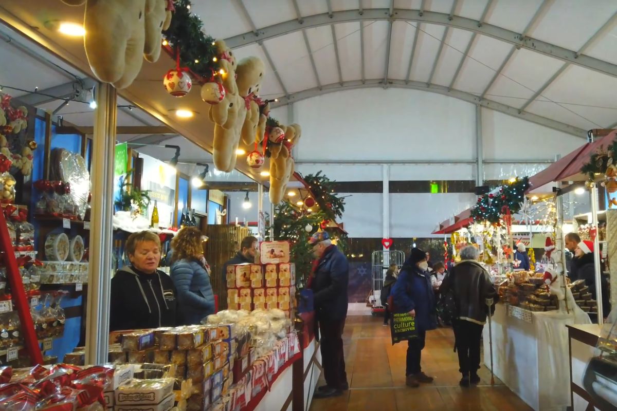 Marché noel alsacien gare de l'est