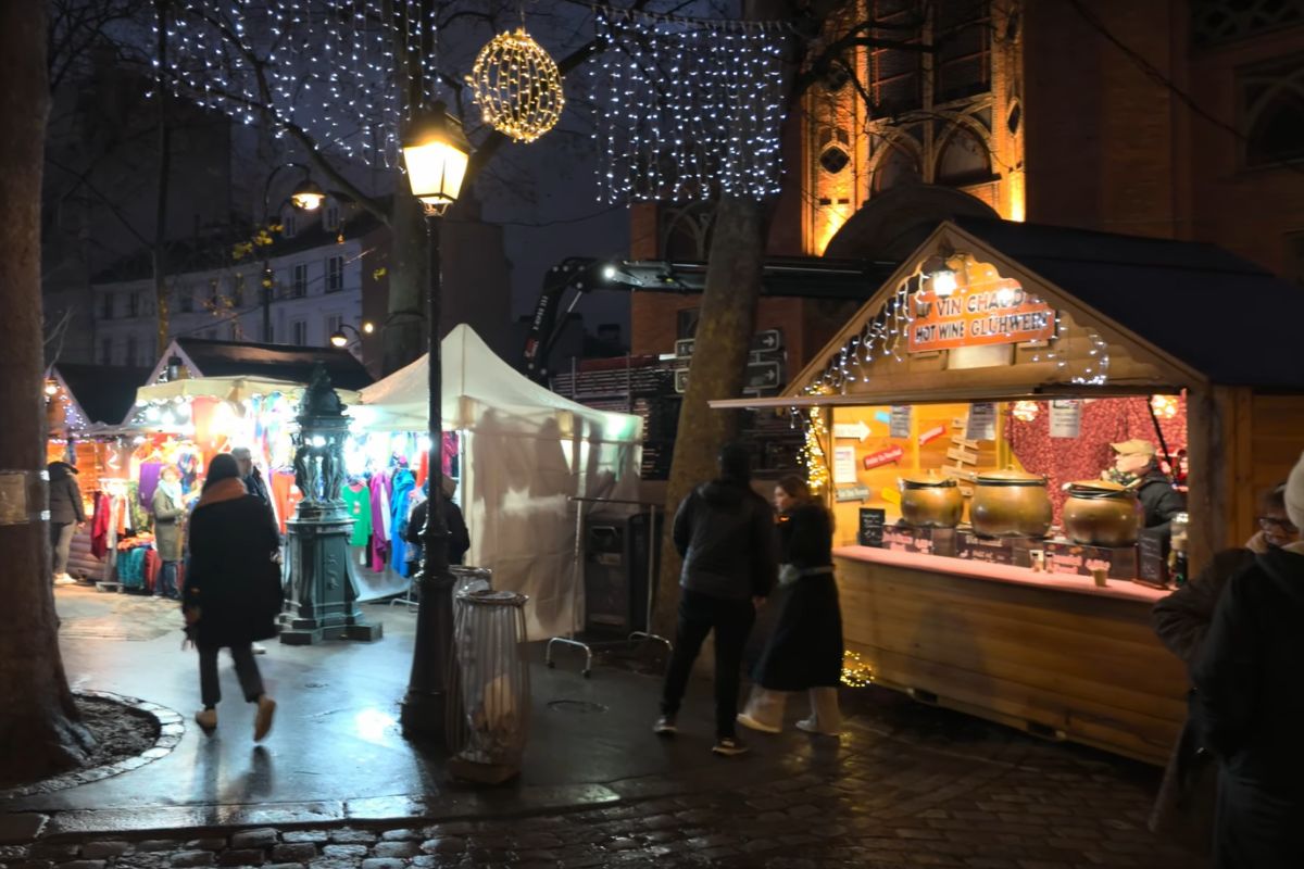 Marché noel montmartre