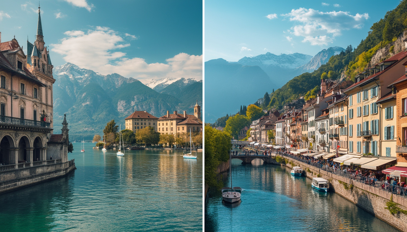 découvrez notre comparatif entre aix les bains et annecy pour choisir la destination idéale pour vos vacances. plages, montagnes, culture et activités, explorez les atouts de ces deux magnifiques villes savoyardes et faites le bon choix pour un séjour inoubliable.