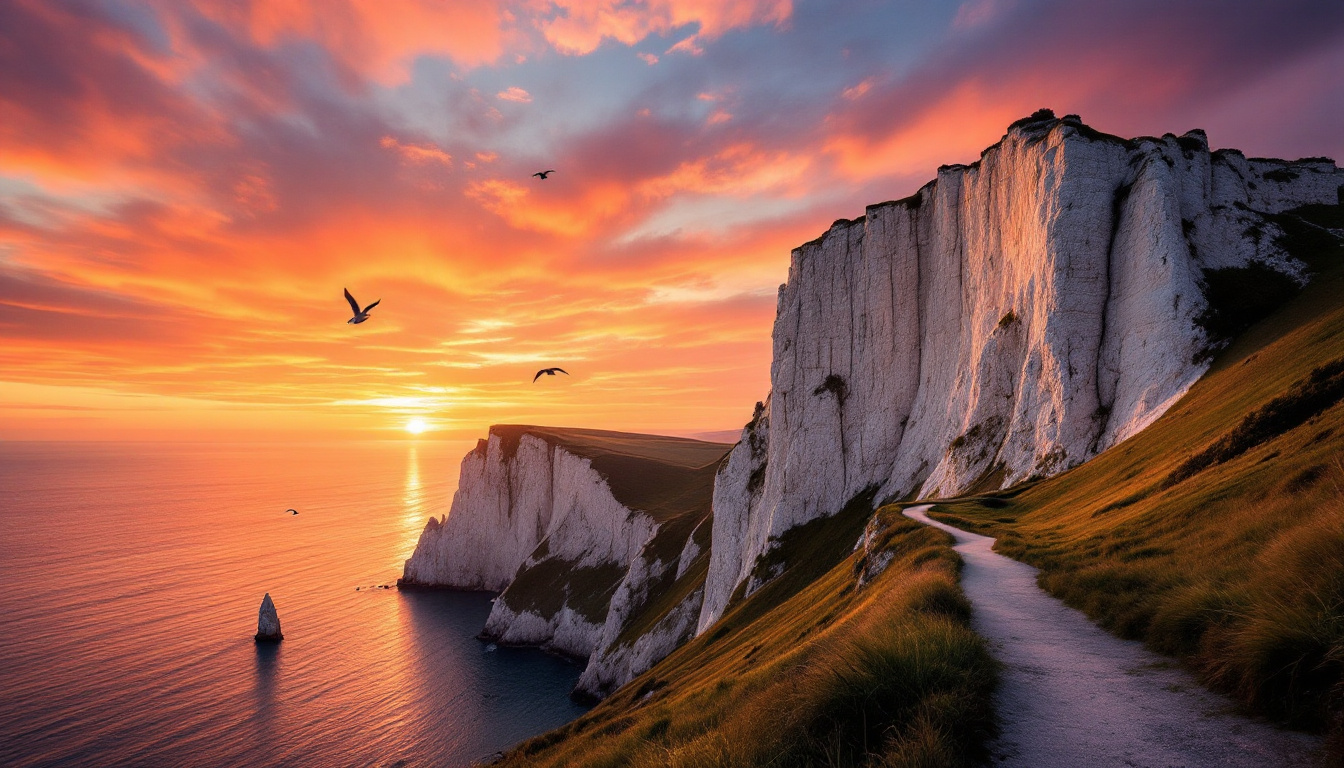 découvrez la beauté spectaculaire de la côte d'albâtre en 3 ou 4 jours ! explorez ses falaises majestueuses, ses charmants villages et ses plages pittoresques. profitez d'activités variées, de la randonnée à la dégustation de produits locaux, pour un séjour inoubliable au cœur de la nature normande.